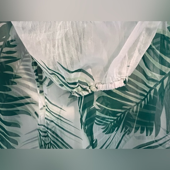 AAKAA Palm Leaf Beach Coverup - Picture 3 of 5